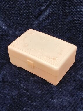 Vintage Art Deco Celluloid Jewelry Trinket Box